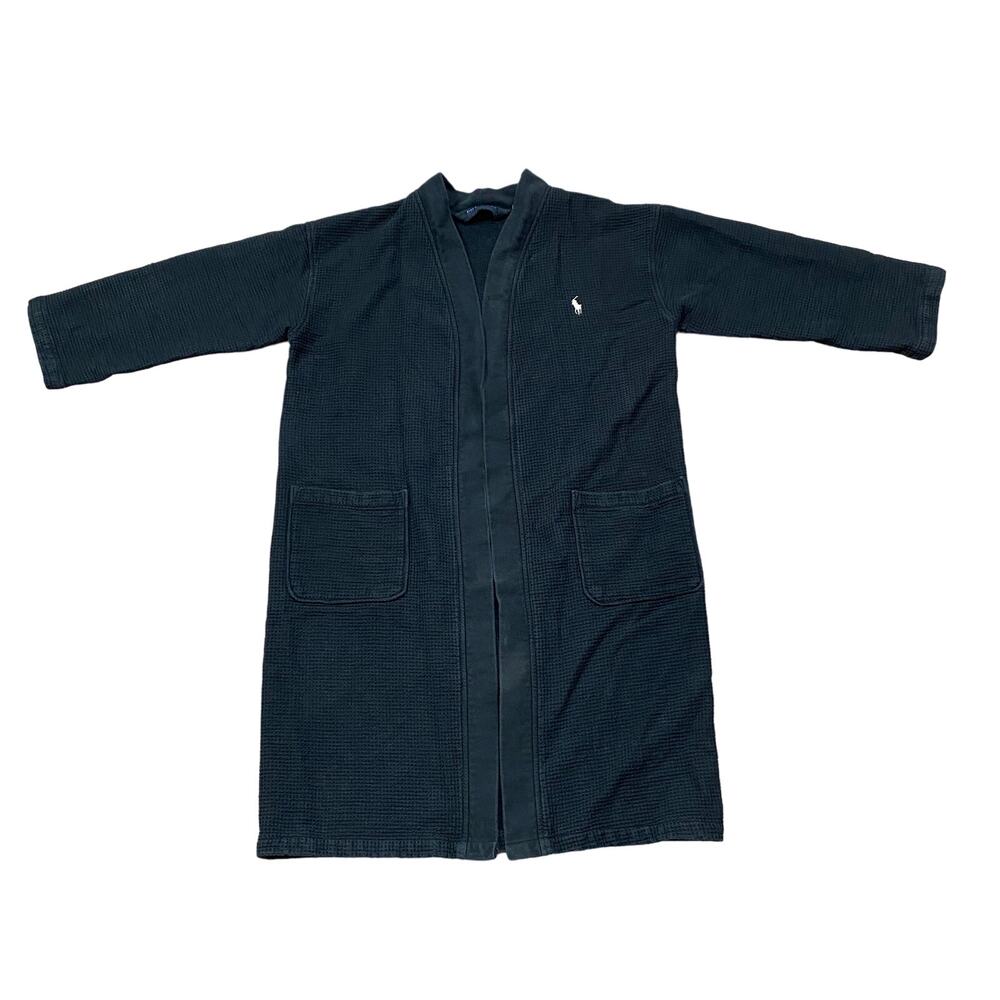 Polo Ralph Lauren Thermal Waffle Knit Robe Loungewear Sleepwear S/M